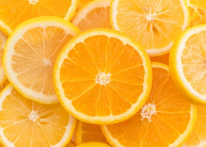 Frutas com vitamina C